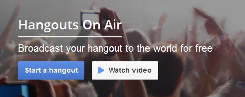 Google Hangouts On Air